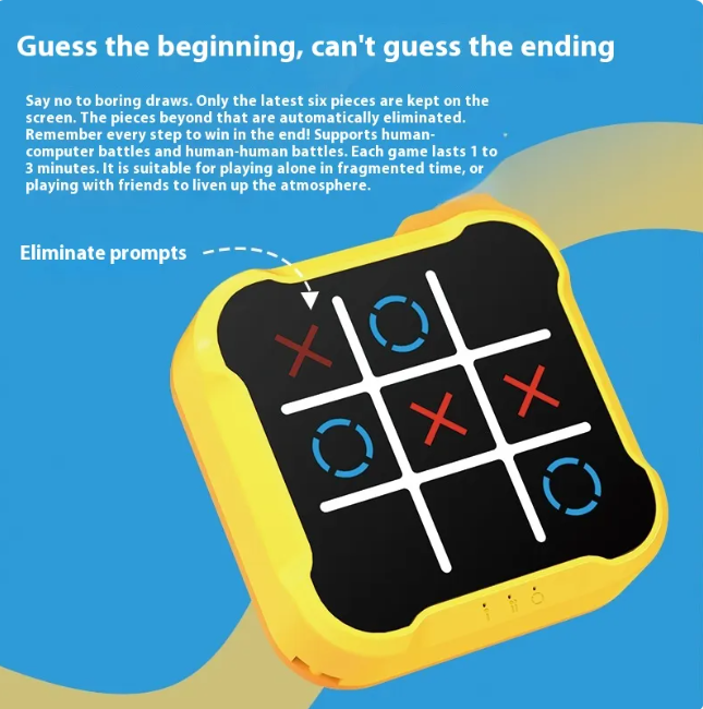 Educational Tic-Tac-Toe Toy for Kids by Ovriluxe Enterprises llc