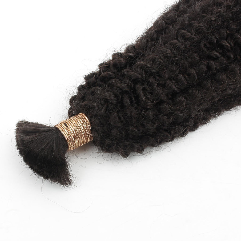 Afro Kinky Bulk 100% Human Braiding Hair by Private Label