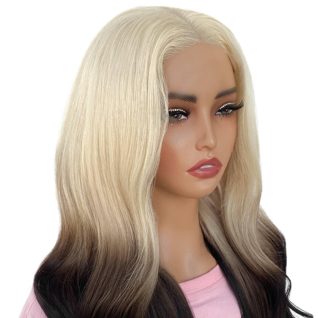 Aurora Glueless 5x5 HD Lace Professionally Colored 100% Human Hair Closure Wig by Private Label