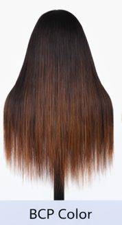 Ombre Frost Brown Wear and Go 24' Glueless Lace Front Wig Body Wave Brazilian Human Hair by Zernabella