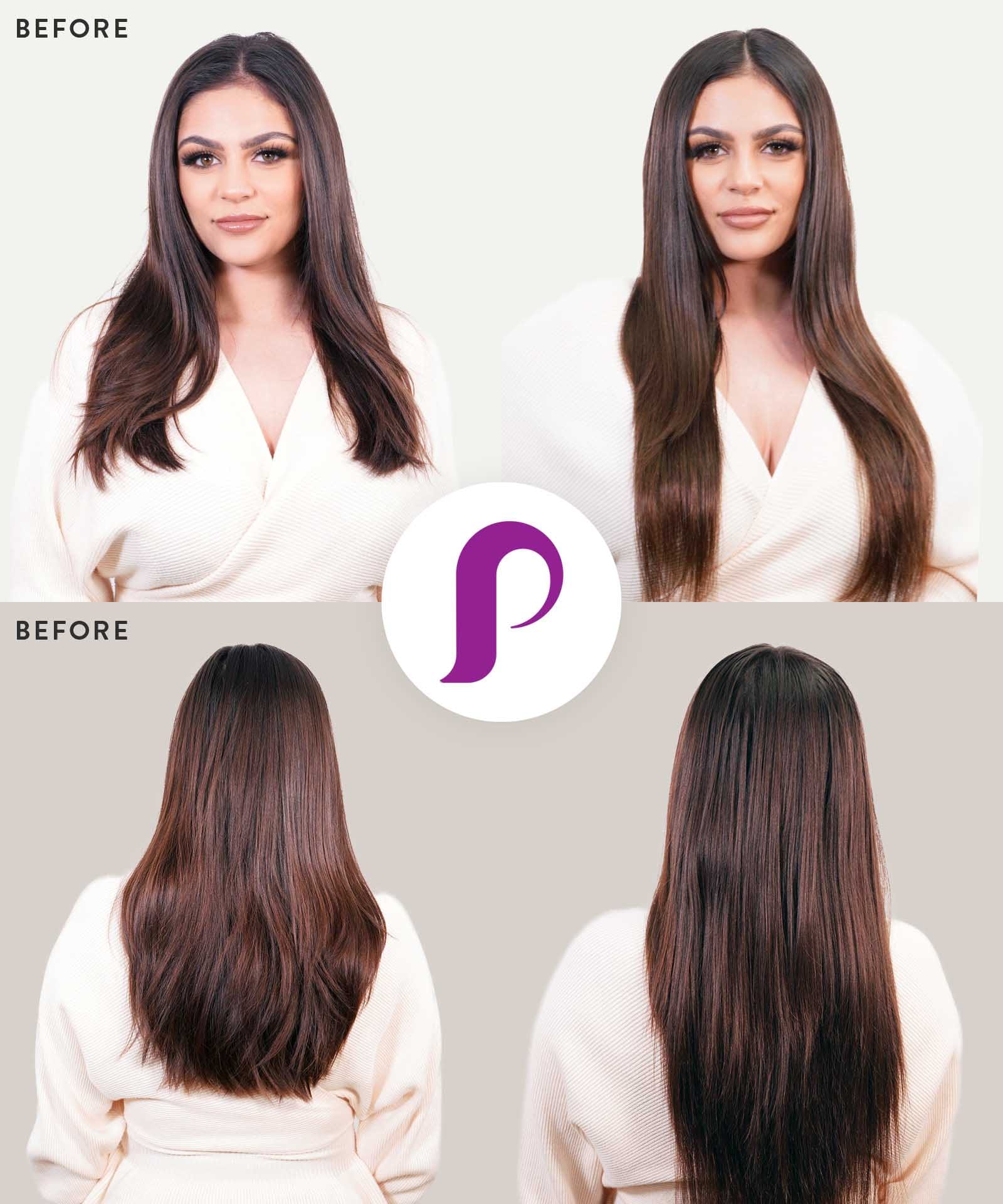 Straight Classic Tape-In Hair Extensions by Perfect Locks