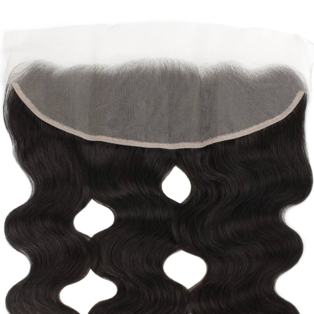 Brazilian Body Wave 13x4 Transparent Lace Human Hair Frontal by Private Label