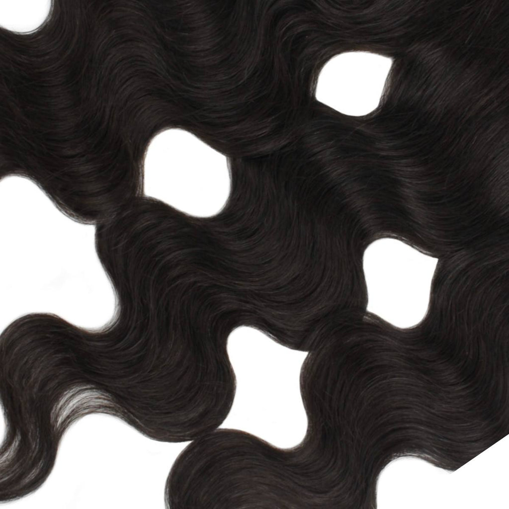 Brazilian Body Wave 13x4 Transparent Lace Human Hair Frontal by Private Label