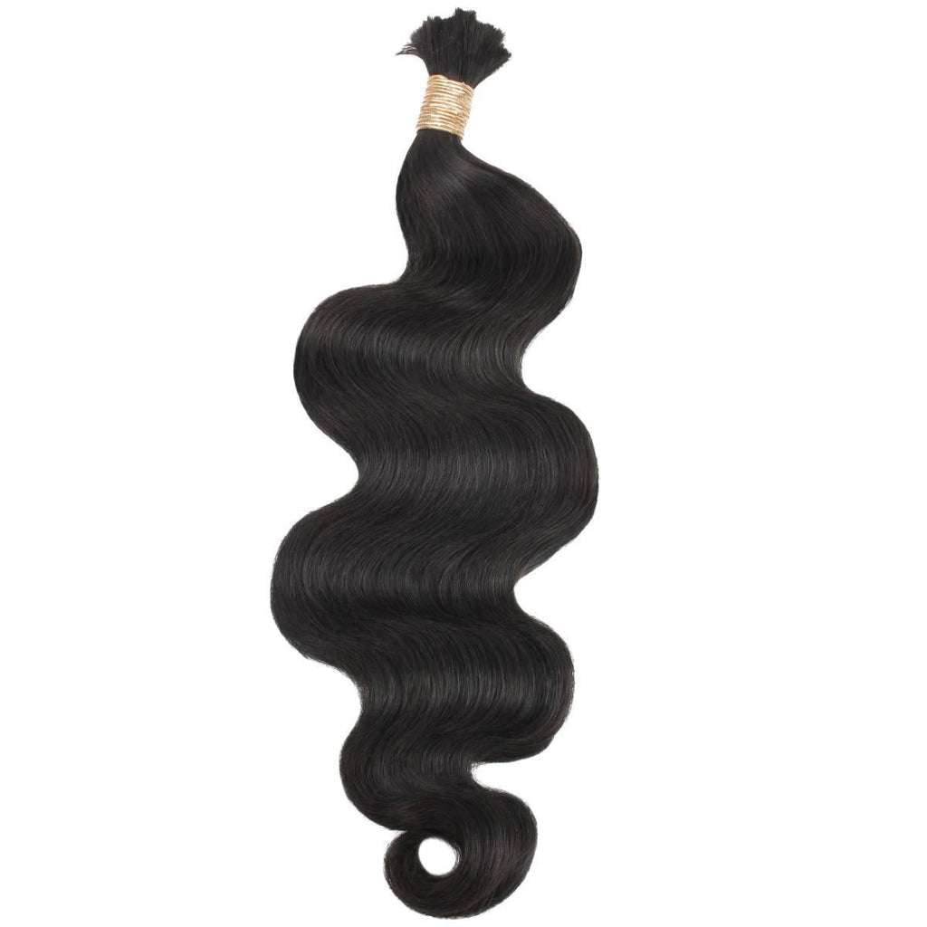 Body Wave Bulk 100% Human Braiding Hair by Private Label