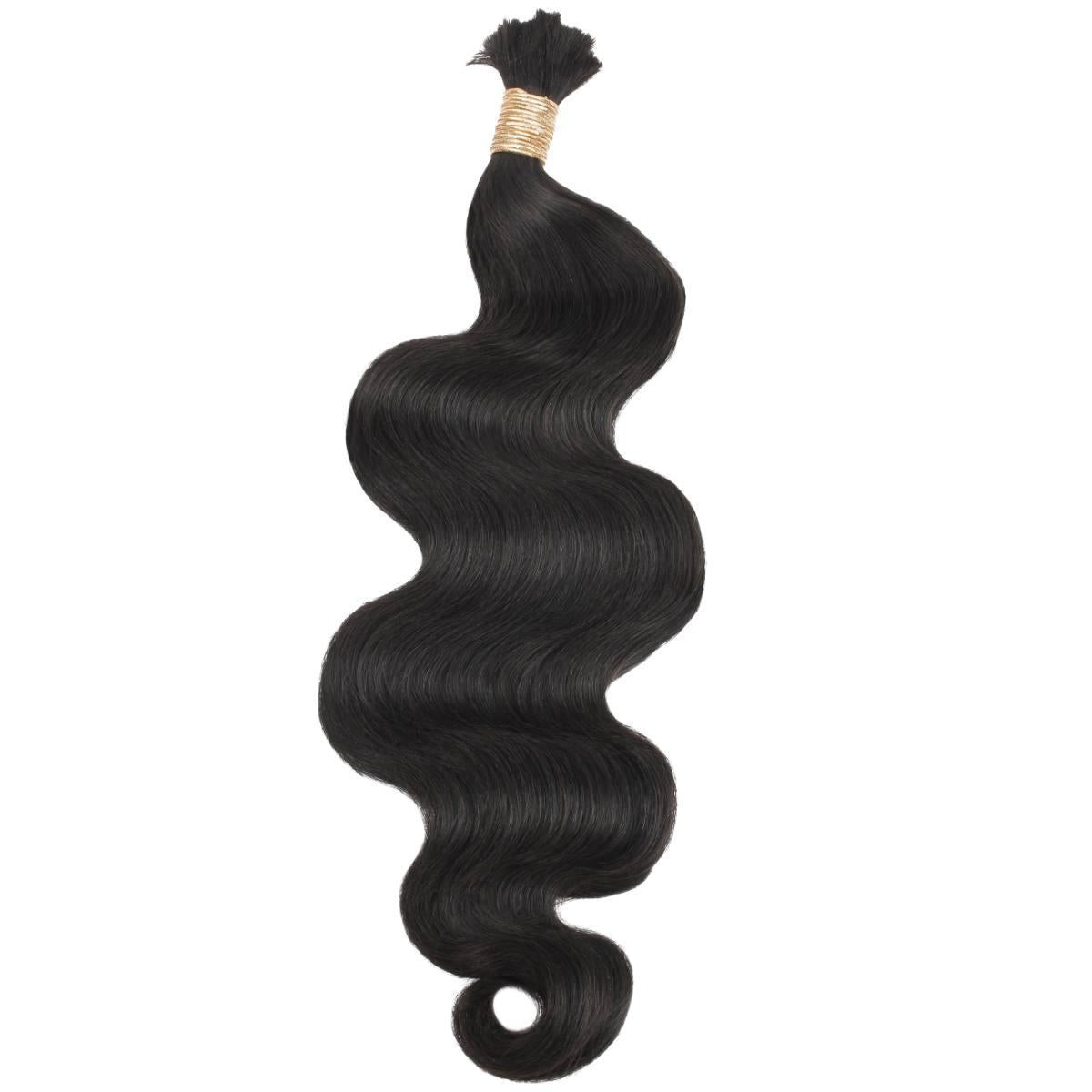 Body Wave Bulk 100% Human Braiding Hair by Private Label