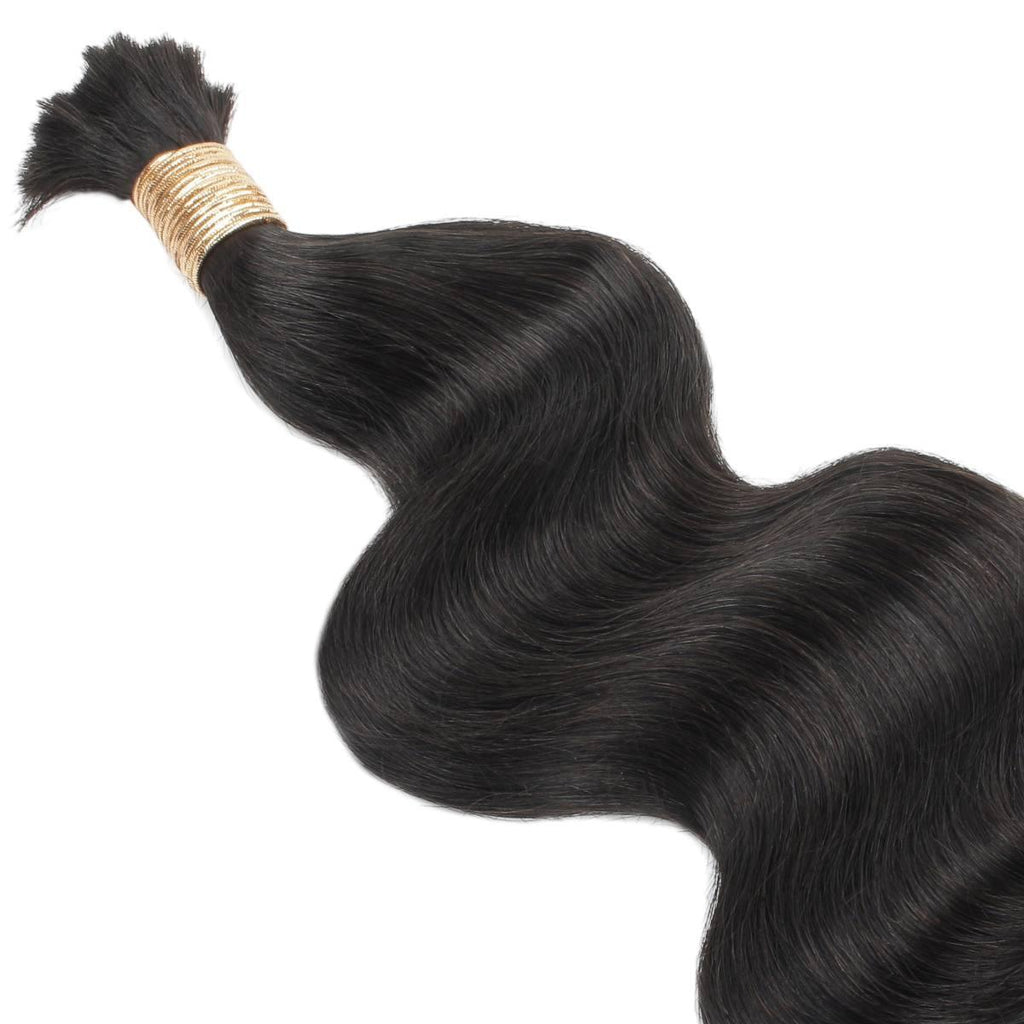 Body Wave Bulk 100% Human Braiding Hair by Private Label