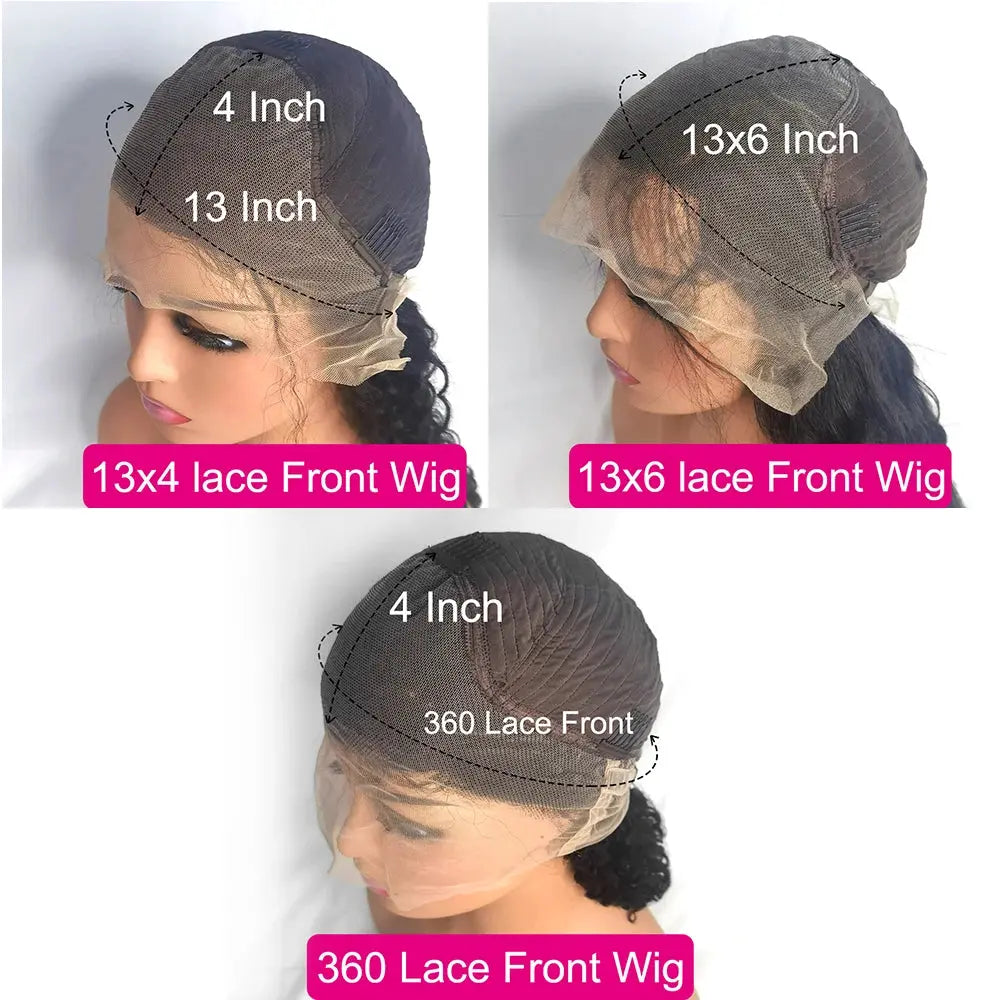 Brazilian Bone Straight Lace Front Human Hair Wig by Luxegan