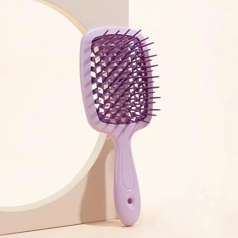 Hollow Comb Set With Spray Bottle 200ml Hair Care Product Set Silicone Shampoo Head Scalp Massage Brush by V.I.P Digital Presence