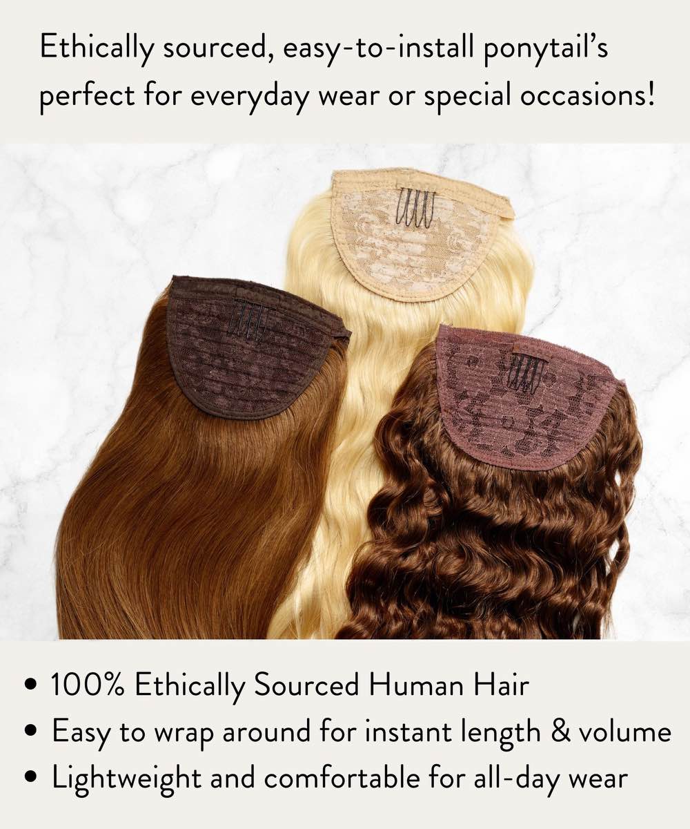 Kinky Curly Clip-In Ponytail Extensions by Perfect Locks