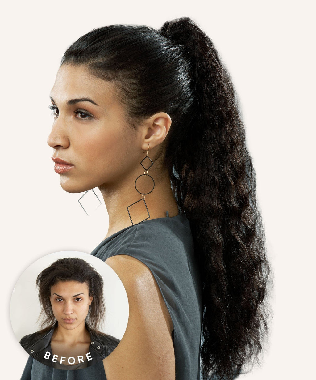 Curly Clip-In Ponytail Extensions by Perfect Locks