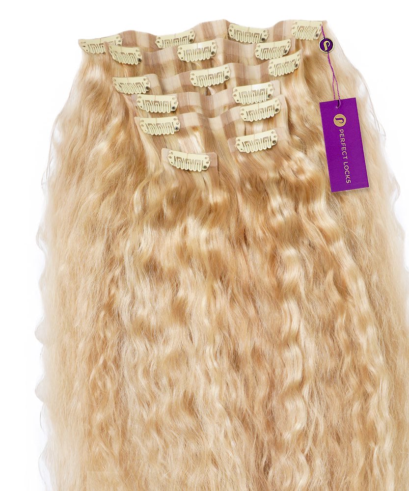 Curly Seamless Clip-In Hair Extensions by Perfect Locks