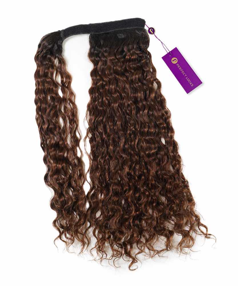 Curly Clip-In Ponytail Extensions by Perfect Locks