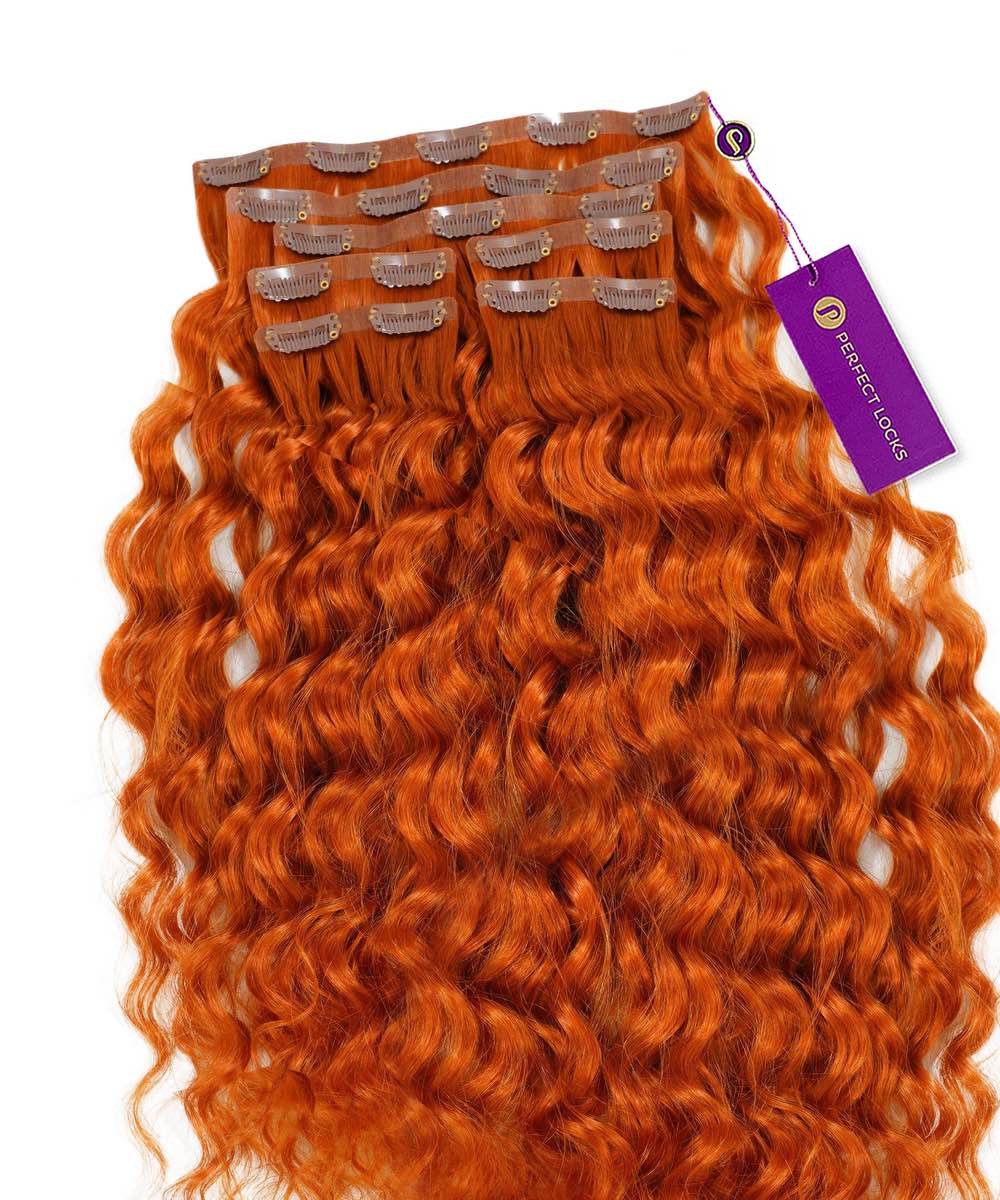 Curly Seamless Clip-In Hair Extensions by Perfect Locks