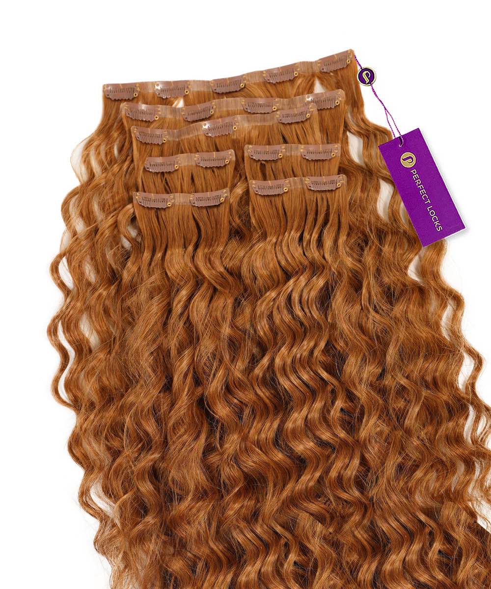 Curly Seamless Clip-In Hair Extensions by Perfect Locks