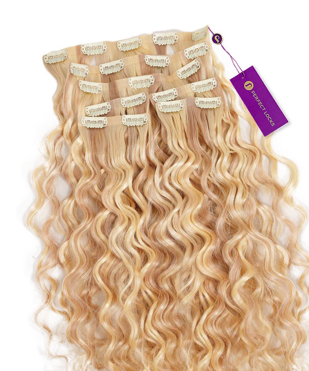 Curly Seamless Clip-In Hair Extensions by Perfect Locks
