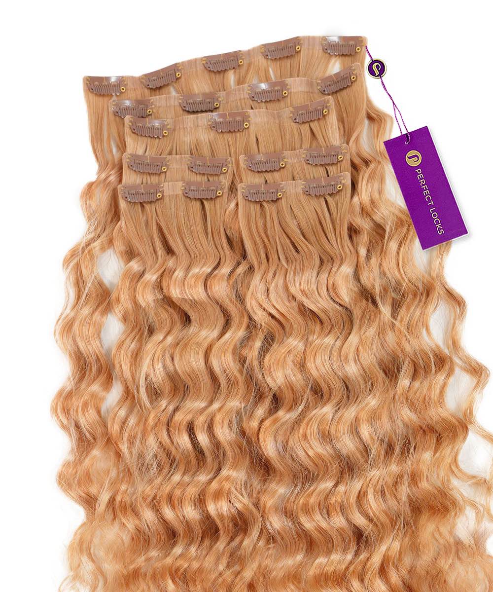 Curly Seamless Clip-In Hair Extensions by Perfect Locks