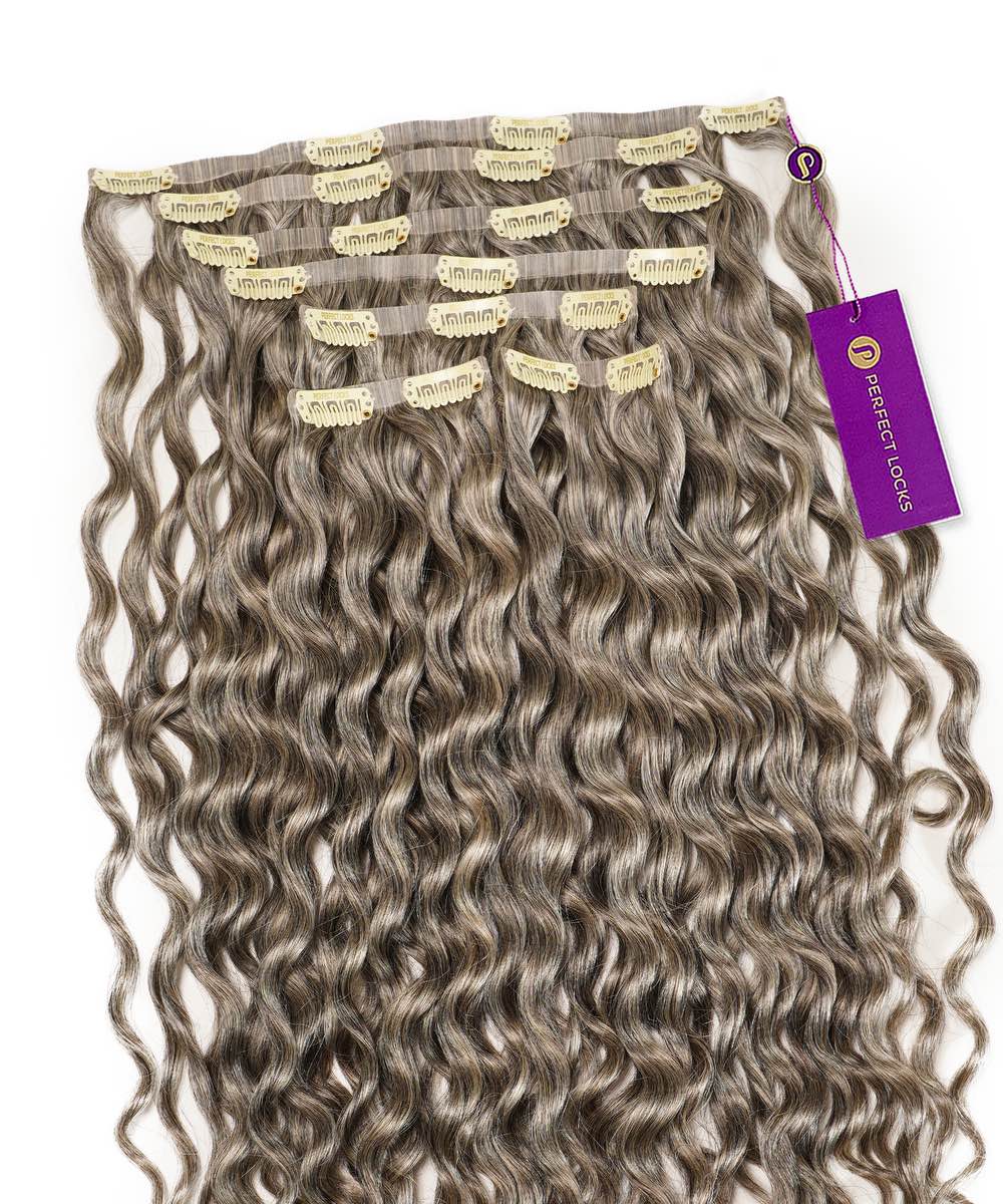 Curly Seamless Clip-In Hair Extensions by Perfect Locks