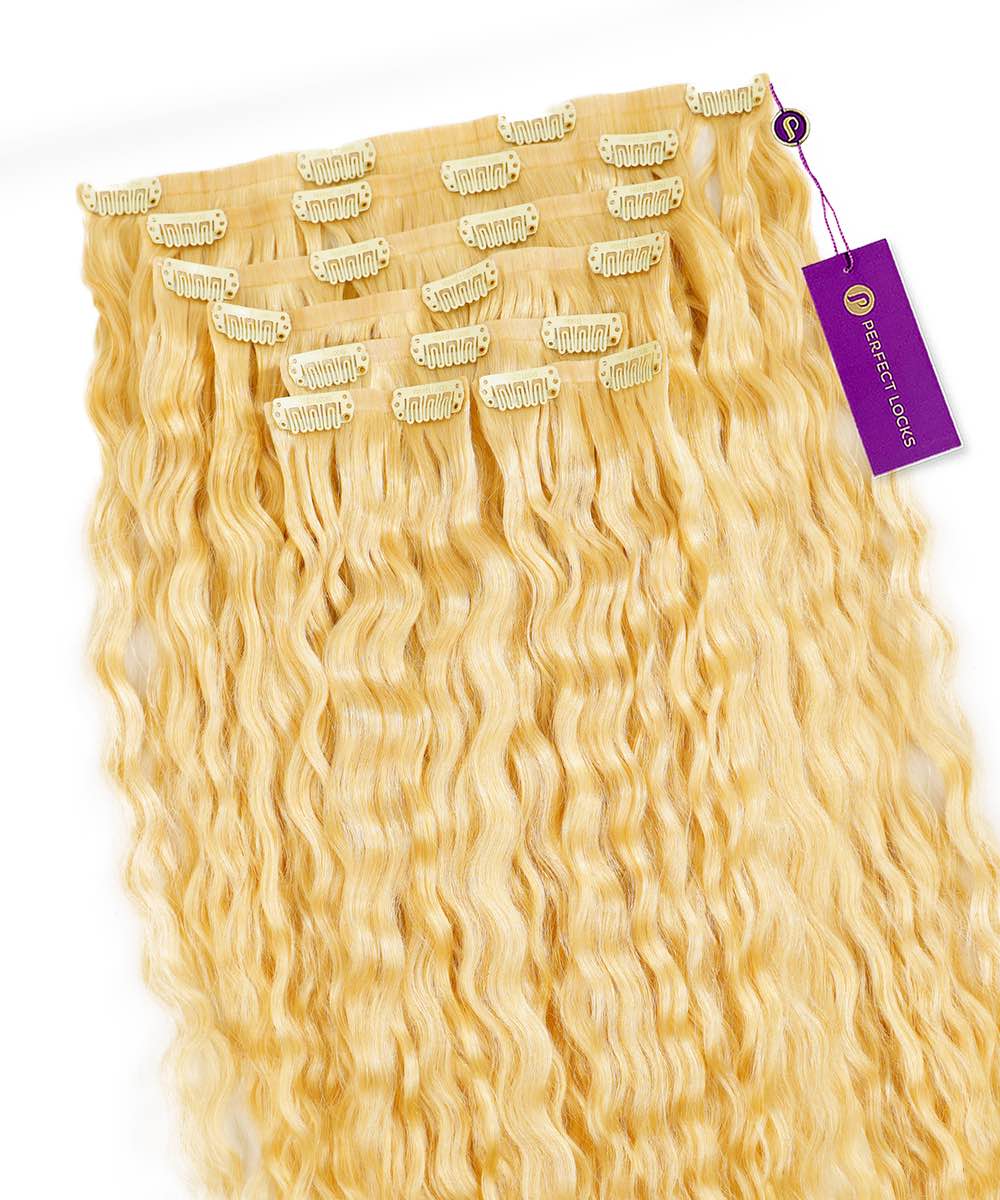 Curly Seamless Clip-In Hair Extensions by Perfect Locks