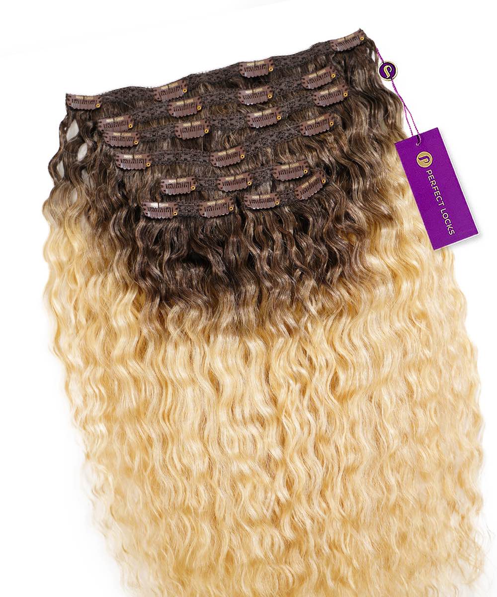 Curly Seamless Clip-In Hair Extensions by Perfect Locks
