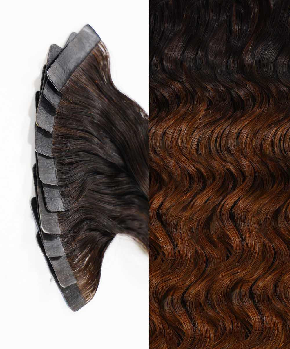 Curly Classic Tape-In Hair Extensions by Perfect Locks