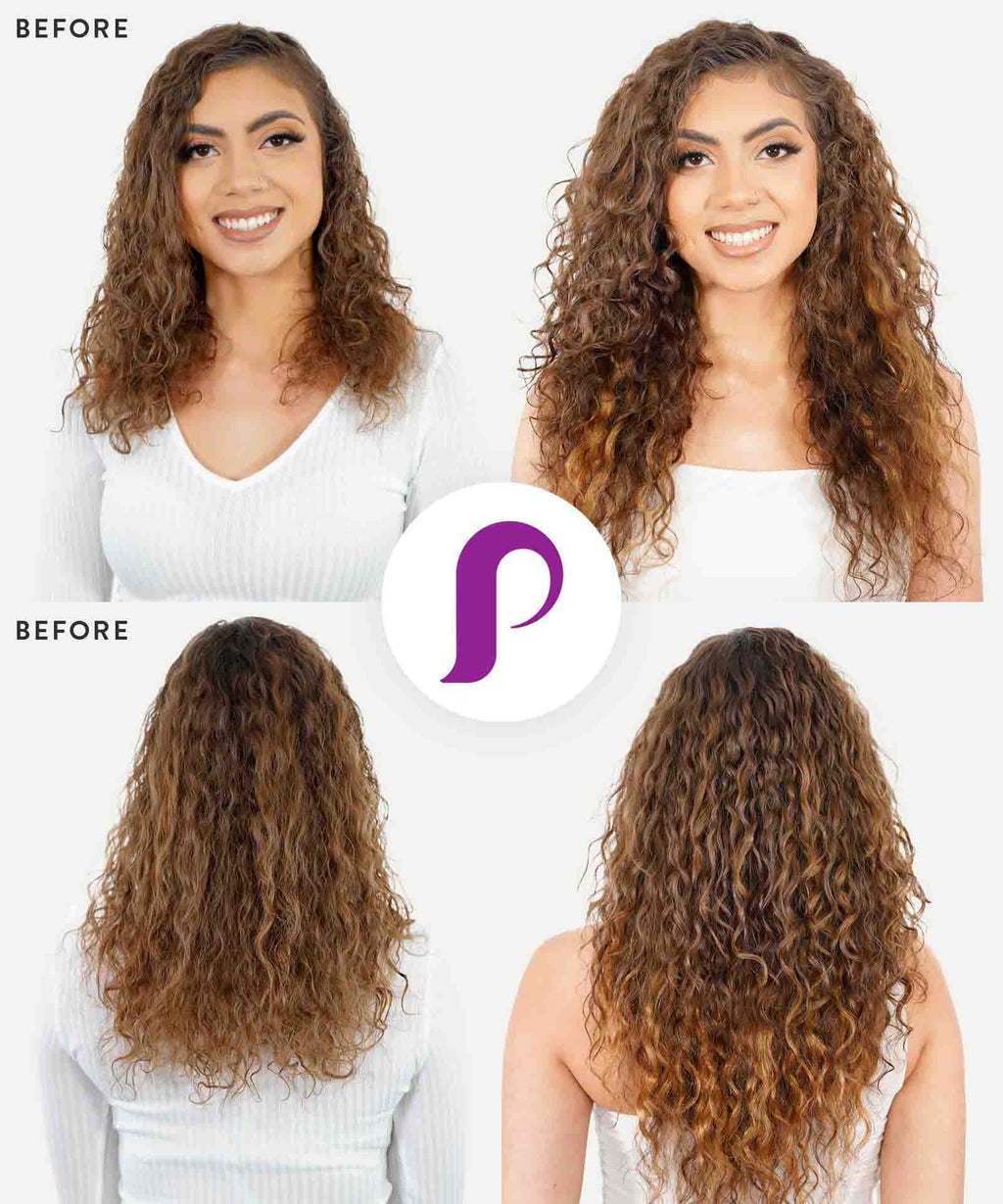 Curly Classic Tape-In Hair Extensions by Perfect Locks