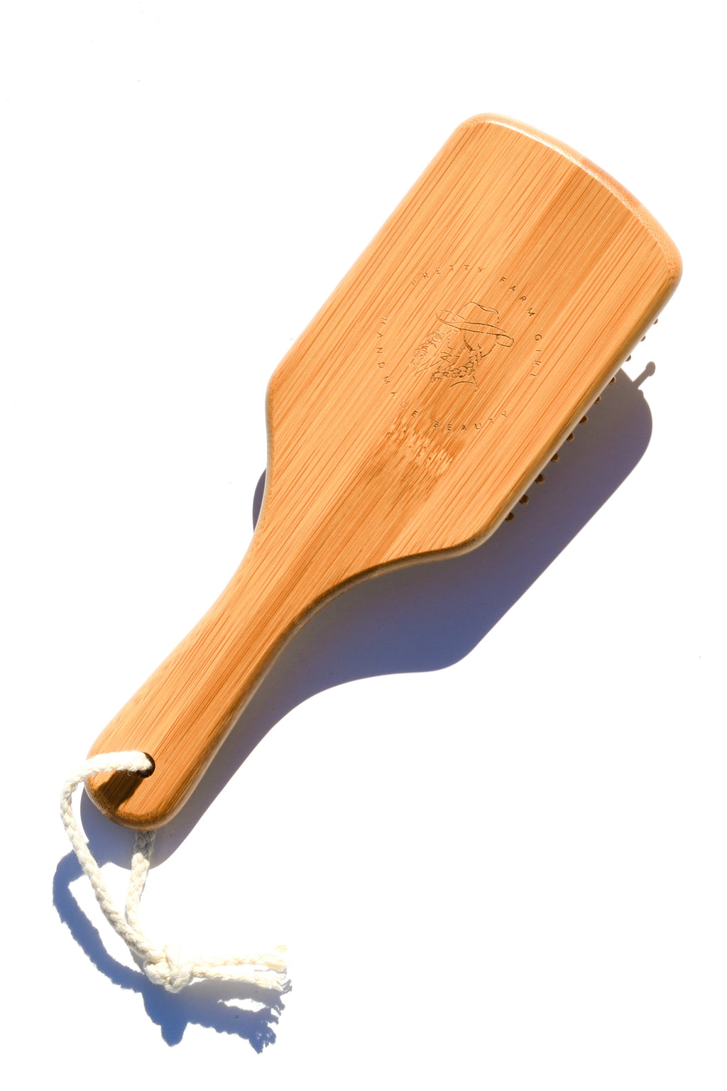 Bamboo Paddle Hair Brush by Pretty farm girl