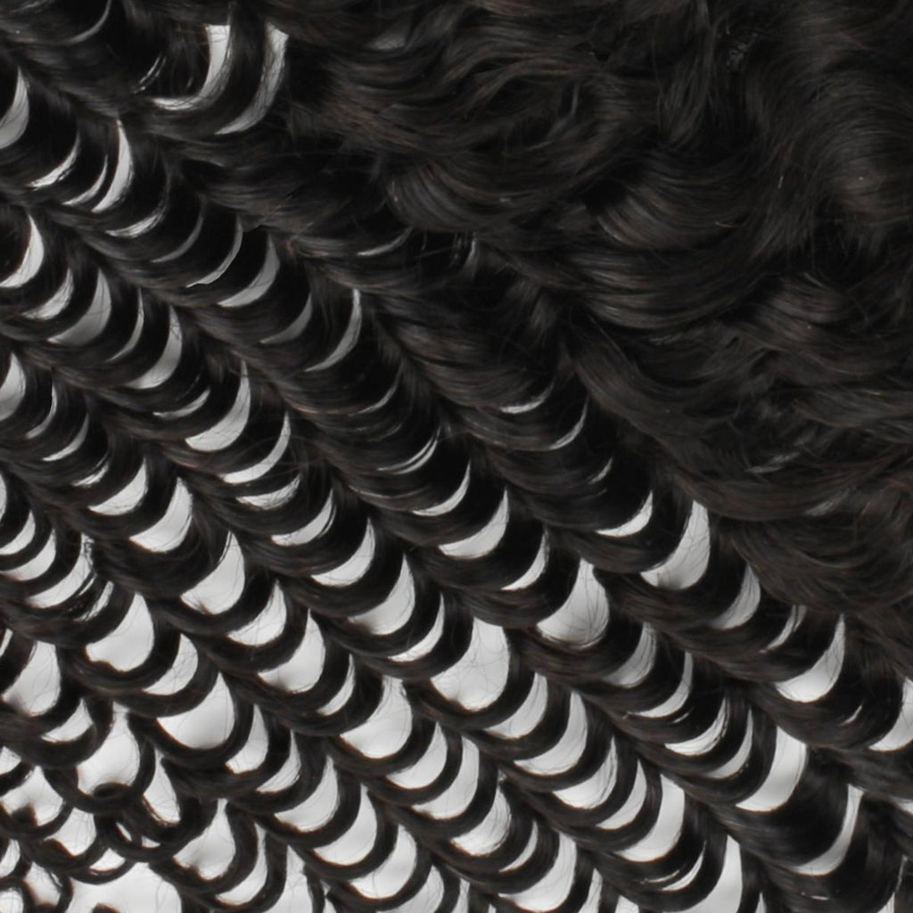 Deep Wave 13x4 HD Lace Human Hair Frontal by Private Label