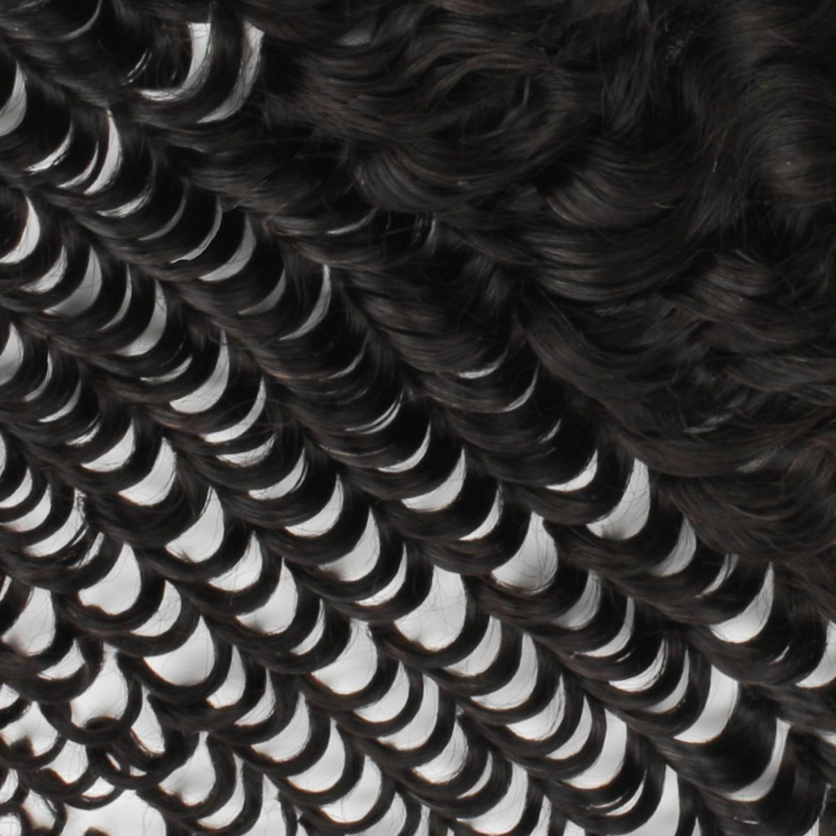 Deep Wave 13x4 HD Lace Human Hair Frontal by Private Label