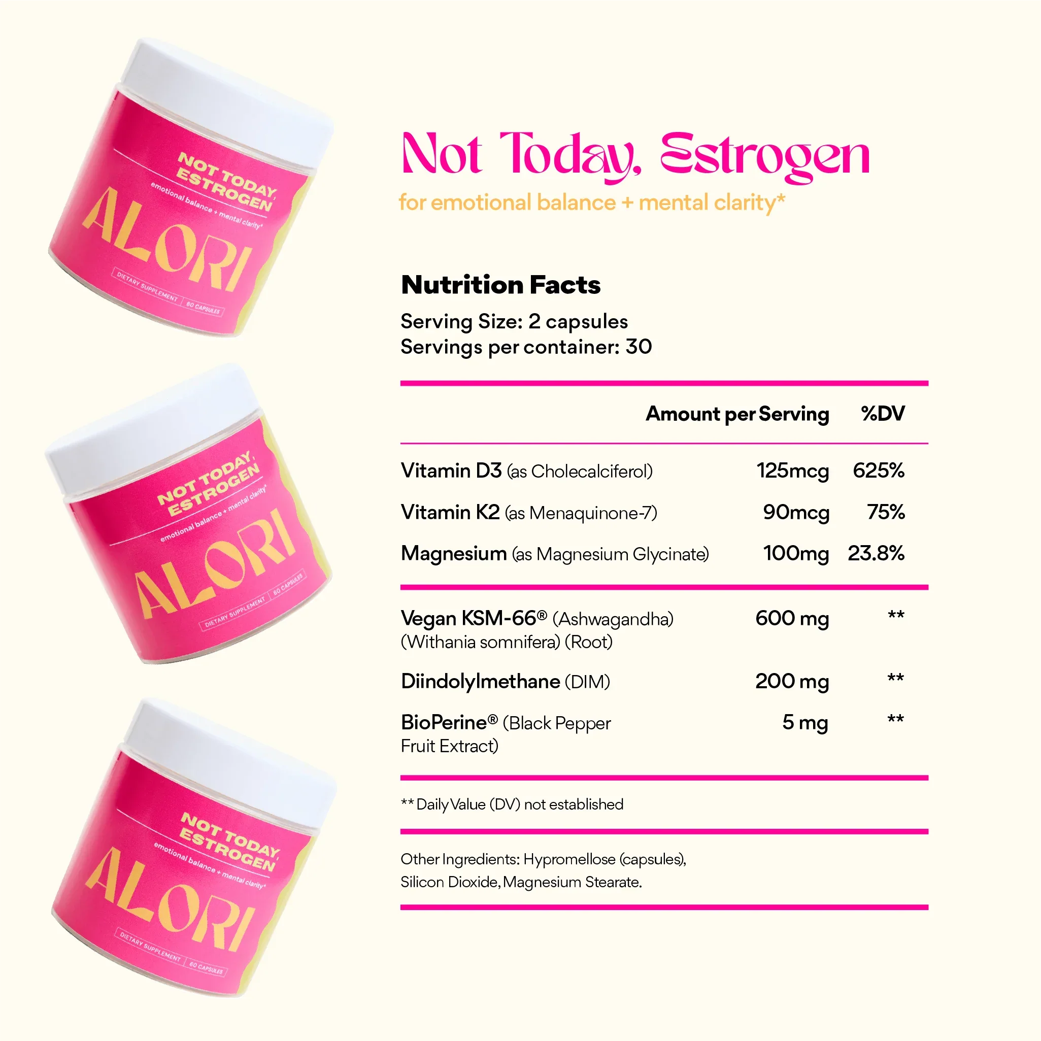 Not Today, Estrogen by ALORI