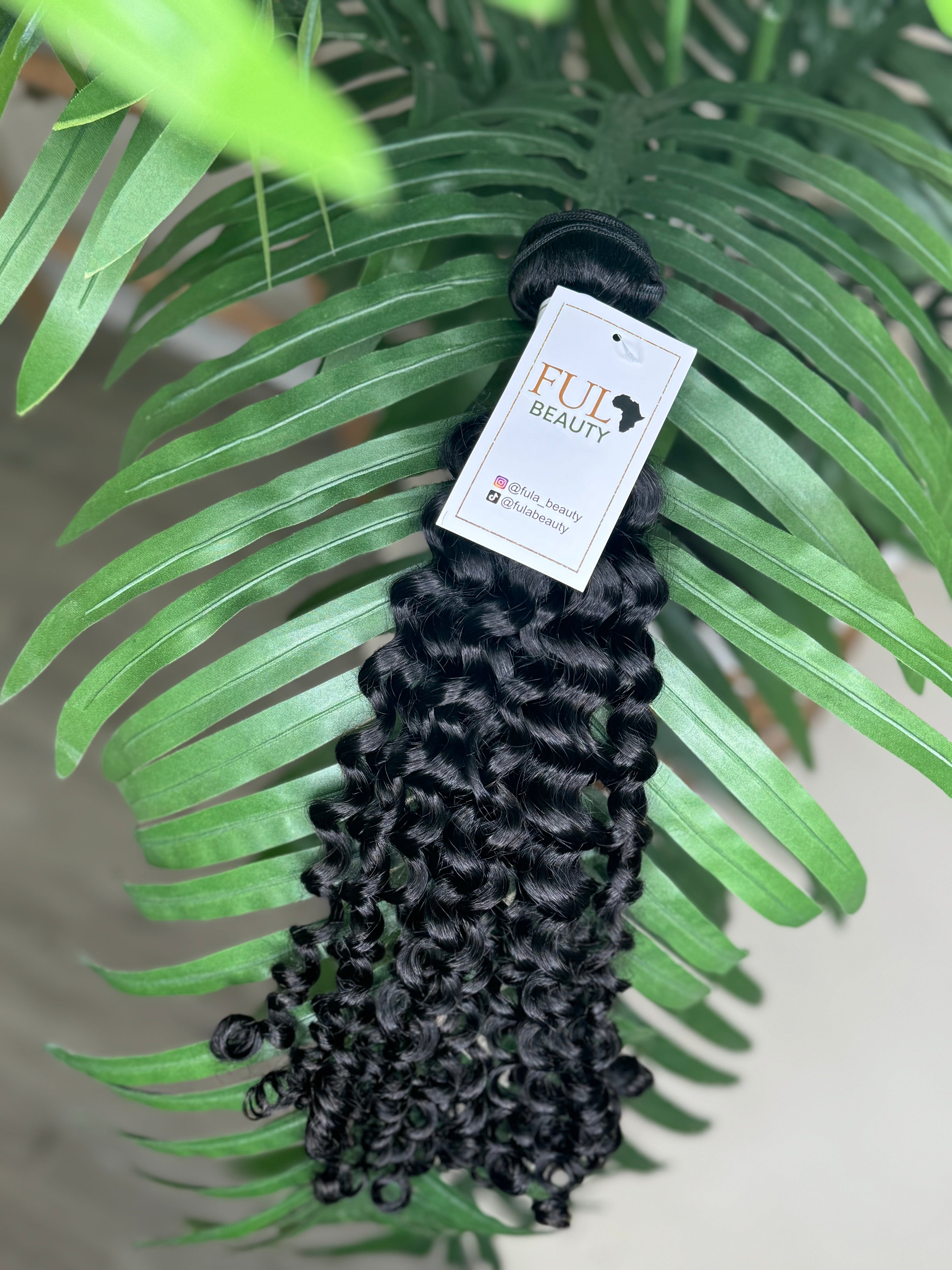 Italian Curl Wefted Bundle by Fula Beauty