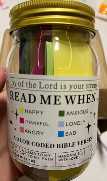 Bible Verses In A Jar by Ovriluxe Enterprises llc