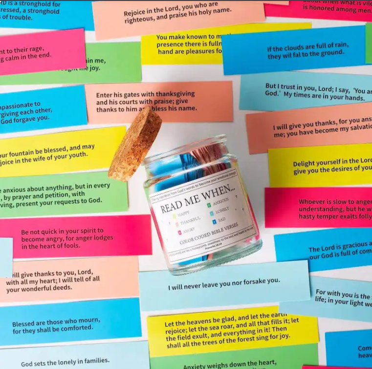 Bible Verses In A Jar by Ovriluxe Enterprises llc
