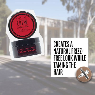 American Crew Men's Light Hold and Low Shine Hair Styling Cream Pomade 3oz - New by This is Beauty US