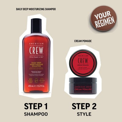 American Crew Men's Light Hold and Low Shine Hair Styling Cream Pomade 3oz - New by This is Beauty US