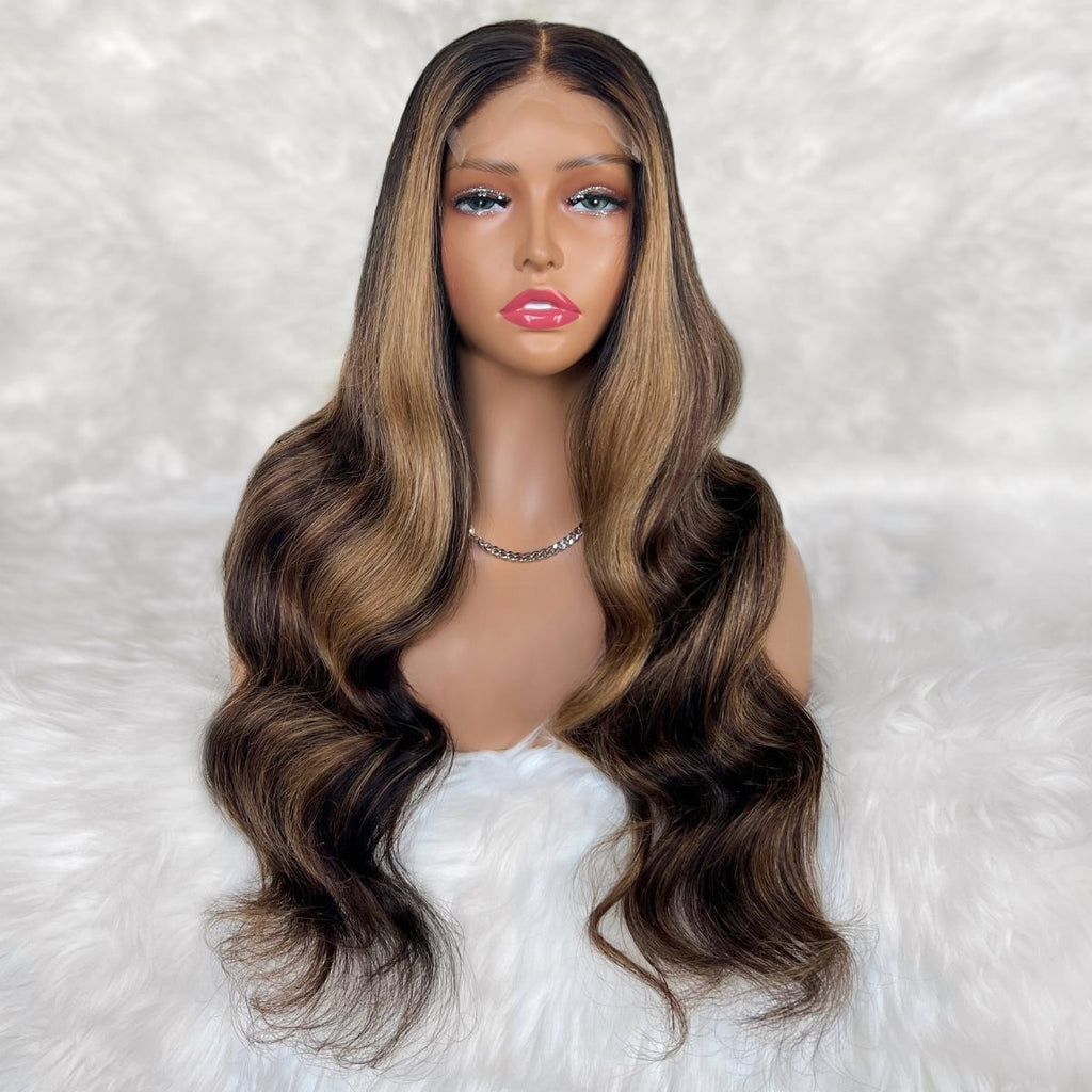 Harper Glueless 5x5 HD Lace Professionally Colored 100% Human Hair Closure Wig by Private Label