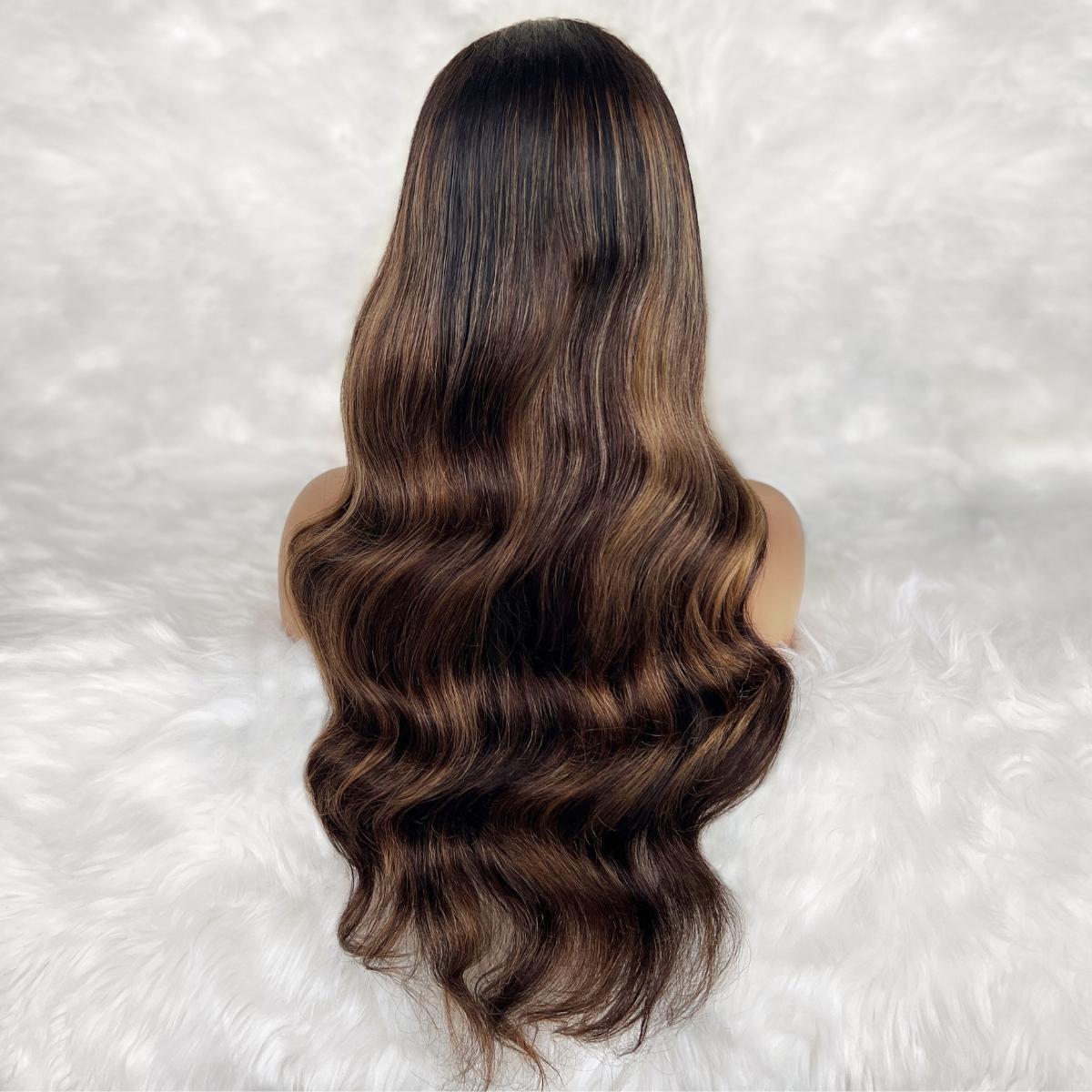 Harper Glueless 5x5 HD Lace Professionally Colored 100% Human Hair Closure Wig by Private Label