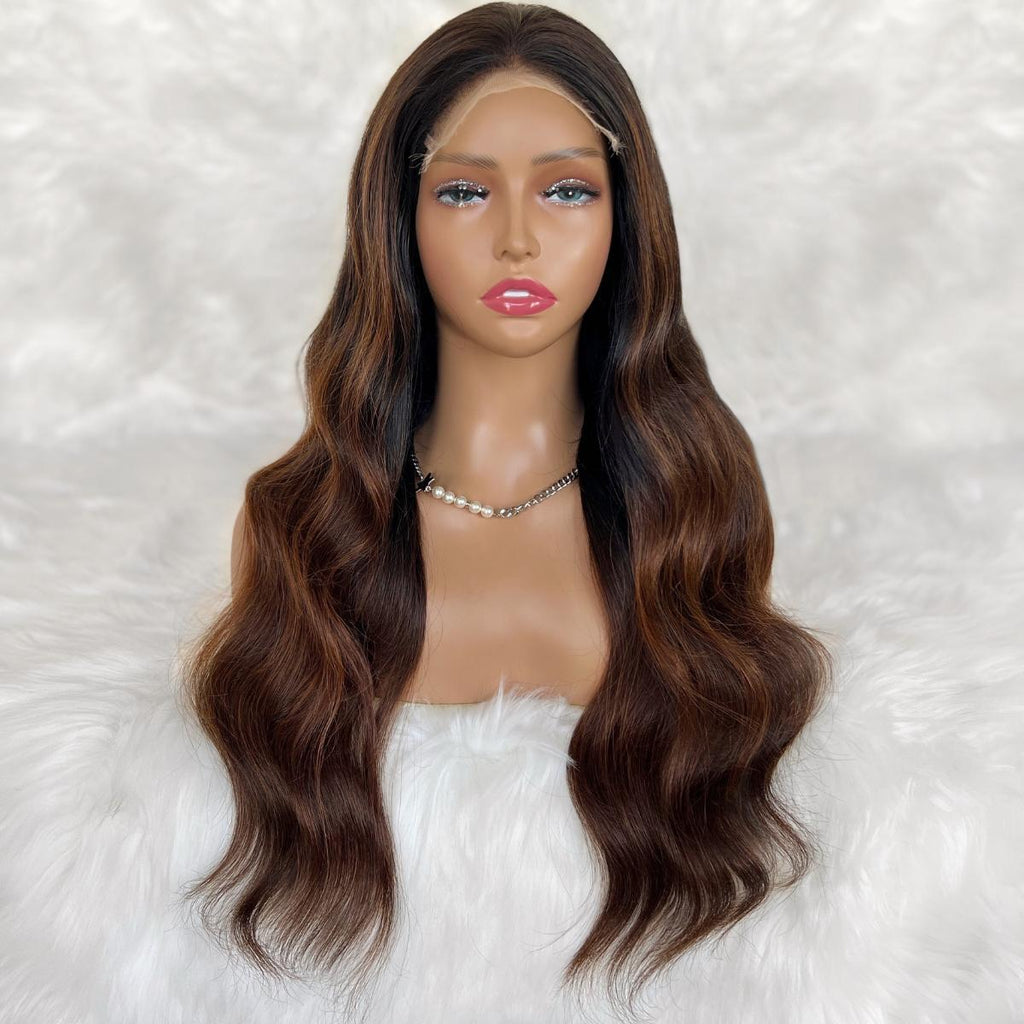 Jada Glueless 5x5 HD Lace Professionally Colored 100% Human Hair Closure Wig by Private Label