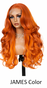 Princess Pink Brazilian Hair 24' Glueless Body Wave Human Hair Pre-cut Lace Front Wigs by Zernabella