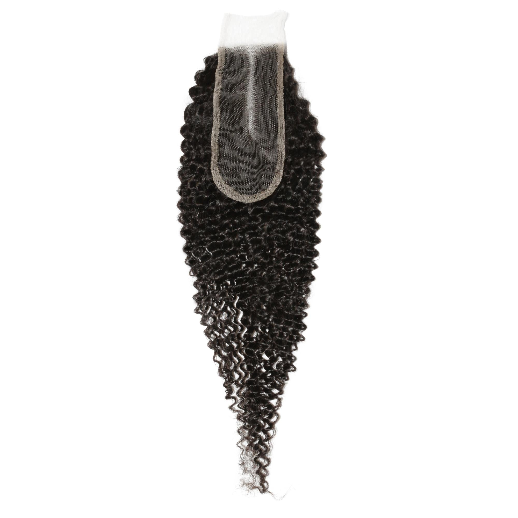 Jerry Curl 2x6 Transparent Lace Human Hair Closure by Private Label