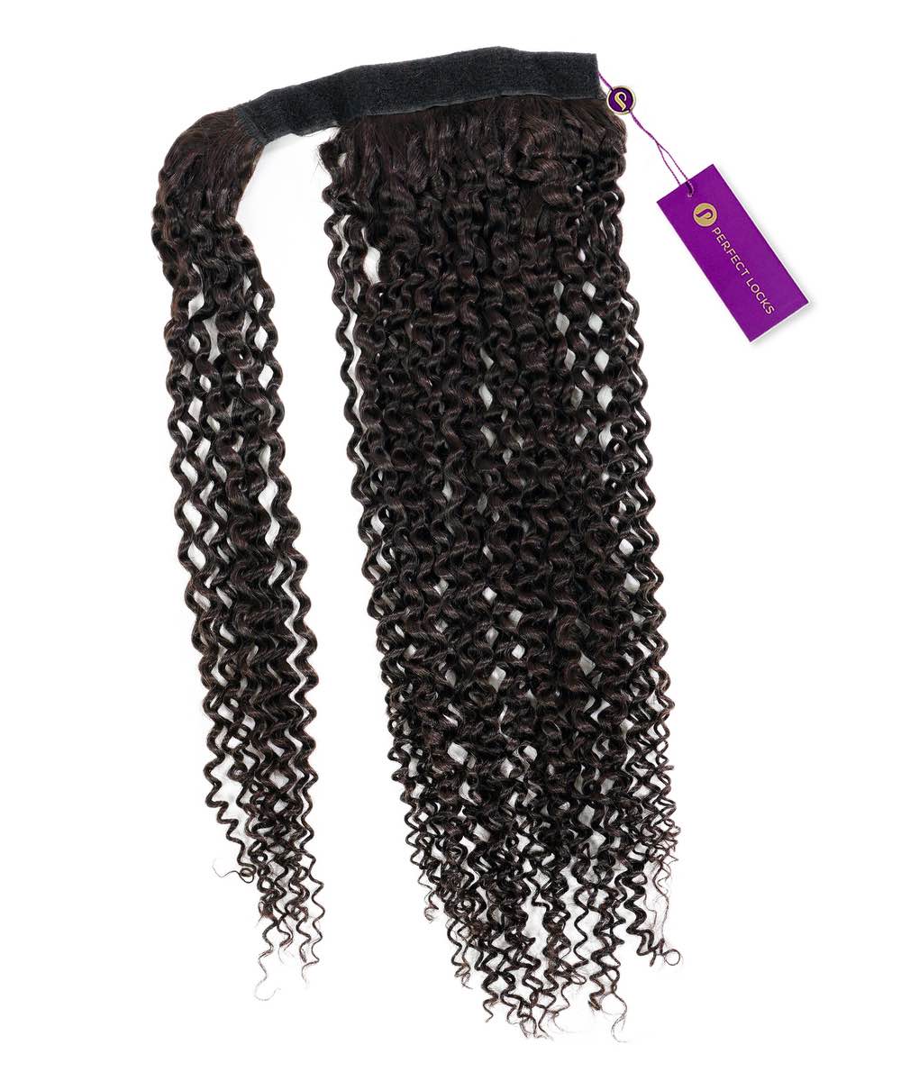 Kinky Curly Clip-In Ponytail Extensions by Perfect Locks