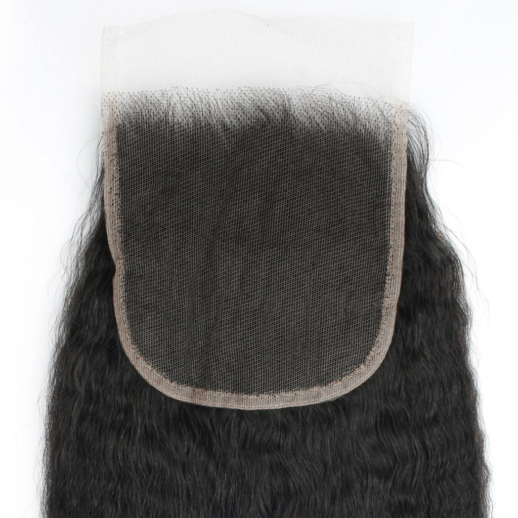 Kinky Straight 5x5 HD Lace Human Hair Closure by Private Label