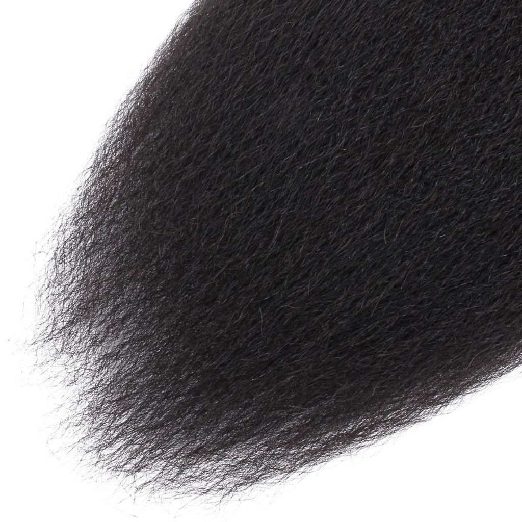 Kinky Straight Bulk 100% Human Braiding Hair by Private Label