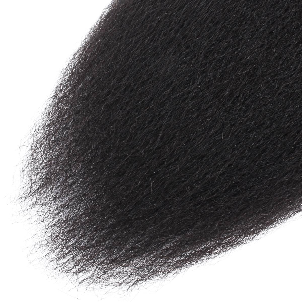 Kinky Straight Bulk 100% Human Braiding Hair by Private Label
