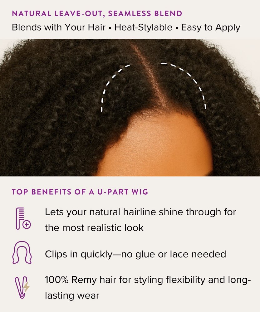 Tight Curly U-Part Wig by Perfect Locks