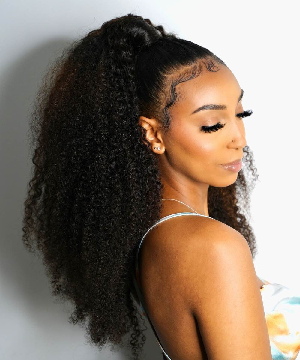 Kinky Curly Clip-In Ponytail Extensions by Perfect Locks