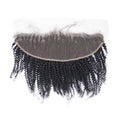 Afro Kinky Curly 13x4 Transparent Lace Human Hair Frontal by Private Label