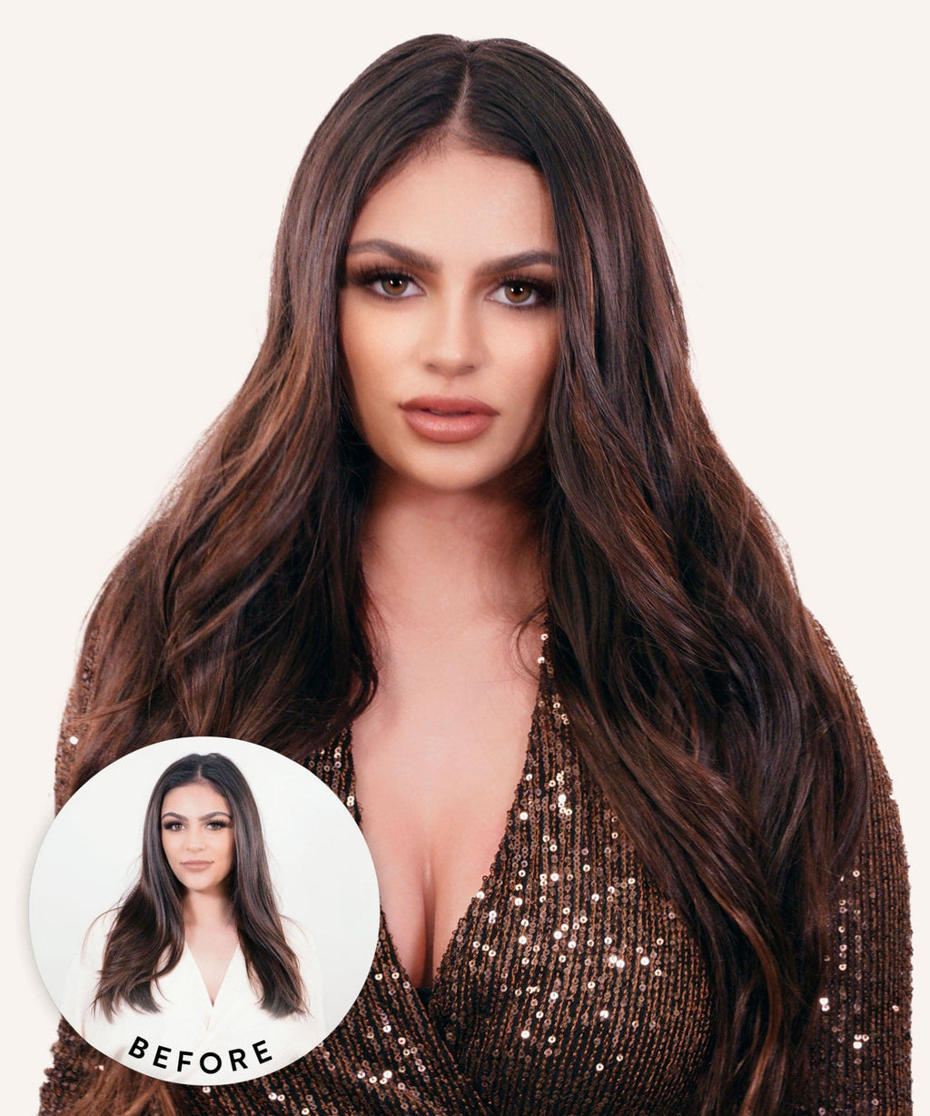 Straight Classic Clip-In Hair Extensions by Perfect Locks