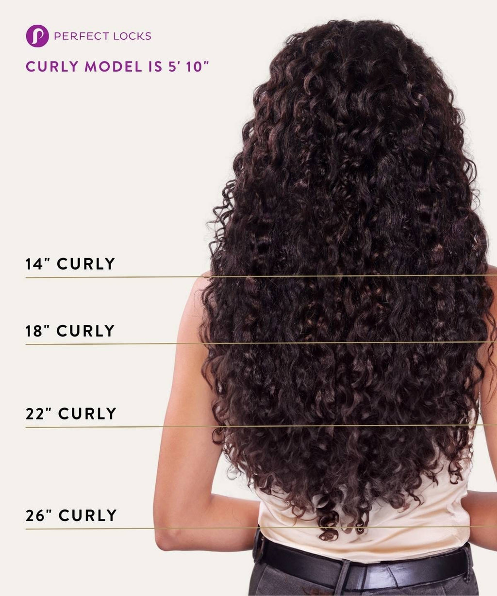 Curly Classic Tape-In Hair Extensions by Perfect Locks