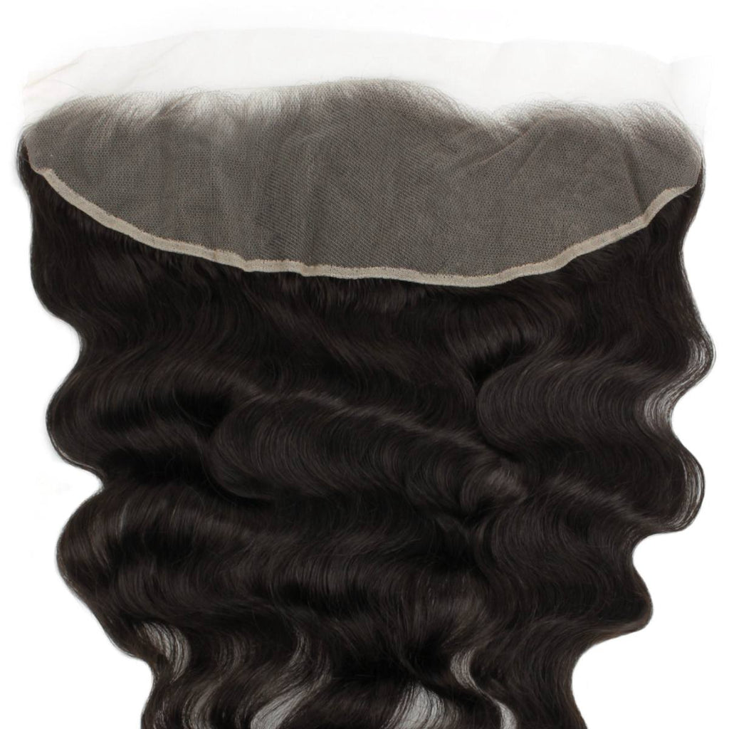 Loose Wave 13x4 Transparent Lace Human Hair Frontal by Private Label