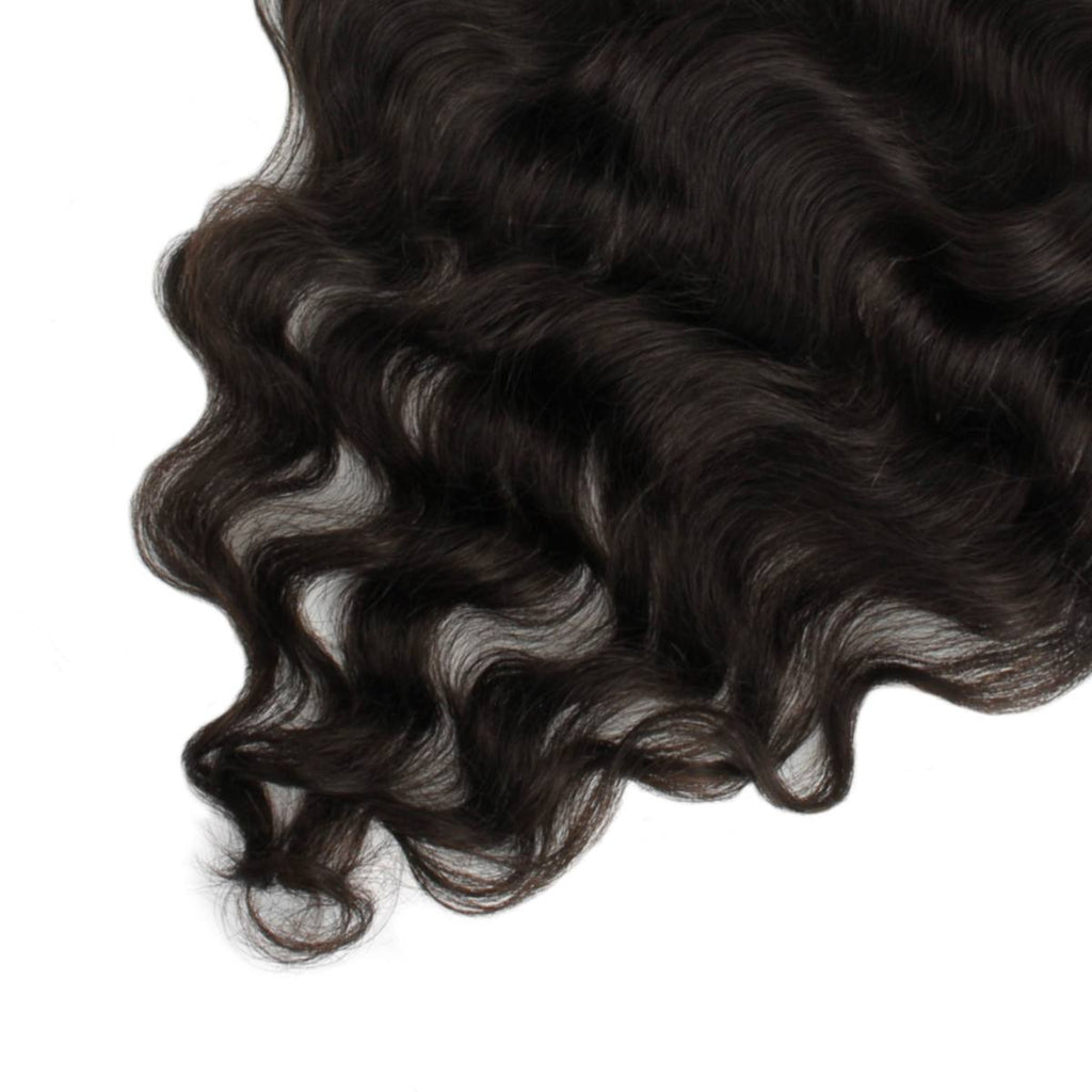 Loose Wave 13x4 Transparent Lace Human Hair Frontal by Private Label